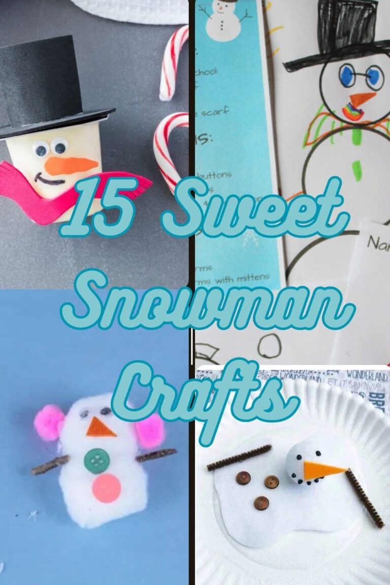 15+ Sweet Snowman Crafts