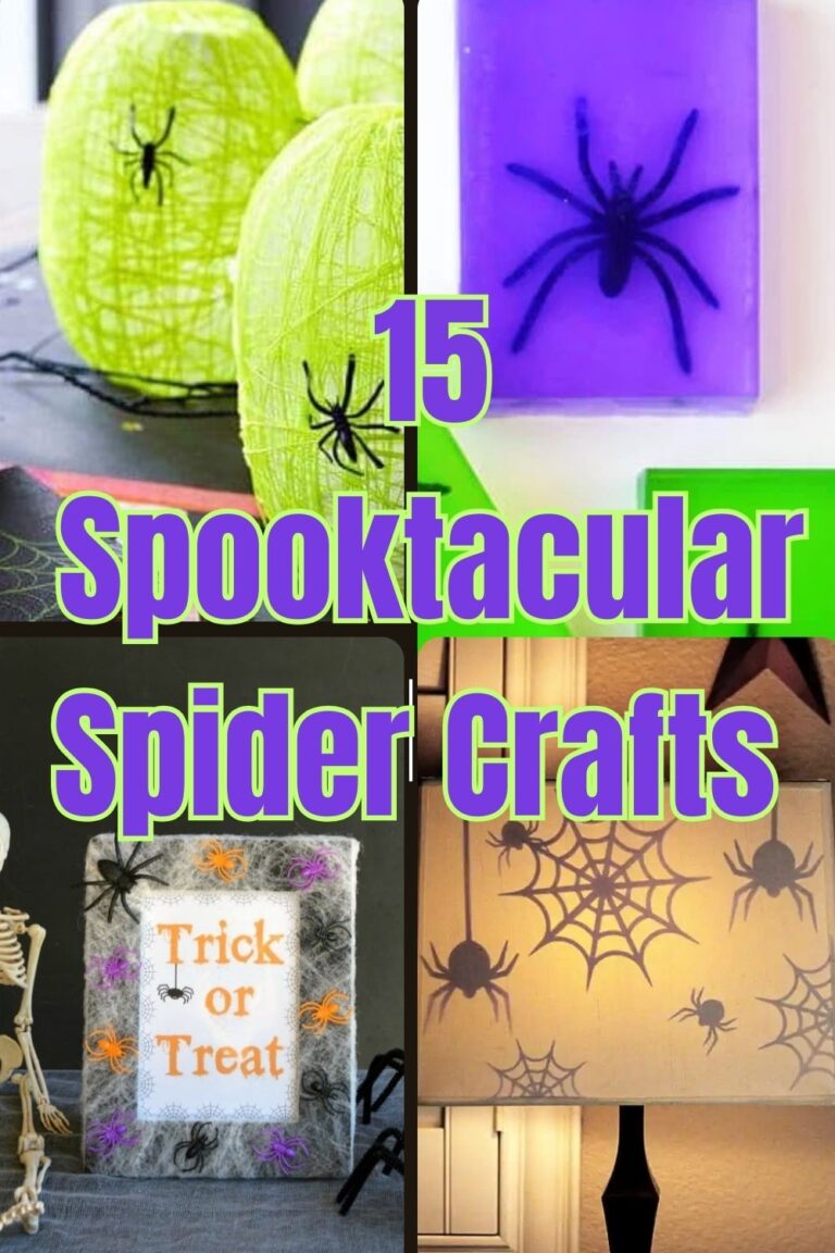 15 Spooktacular Spider Crafts