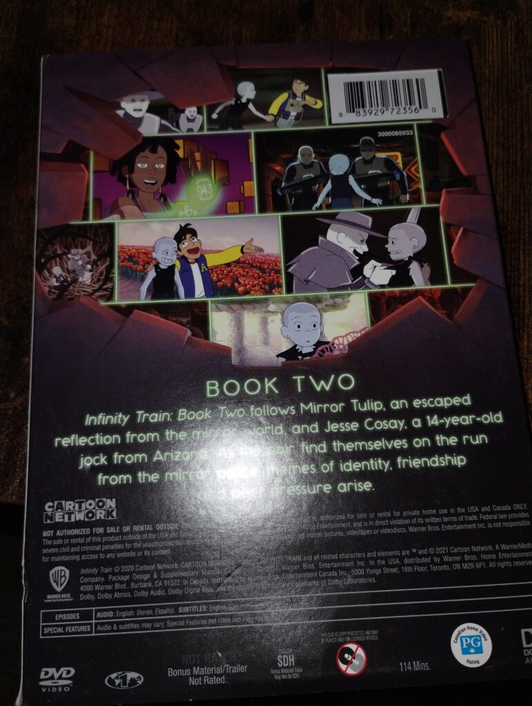  INFINITY TRAIN: BOOK TWO The DVD