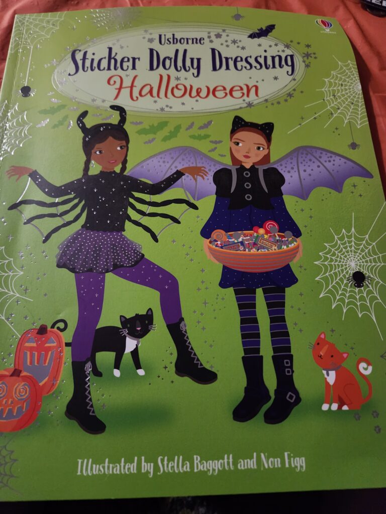 Halloween Gift Guide 23: Sticker Dolly Dressing Halloween: A Halloween Book for Kids