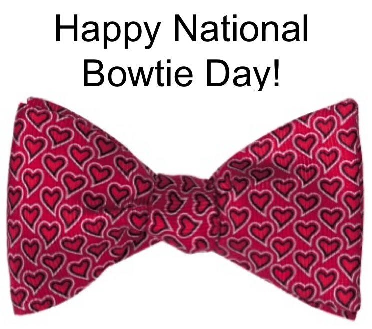 August 28 National Bow Tie Day #NationalBowTieDay