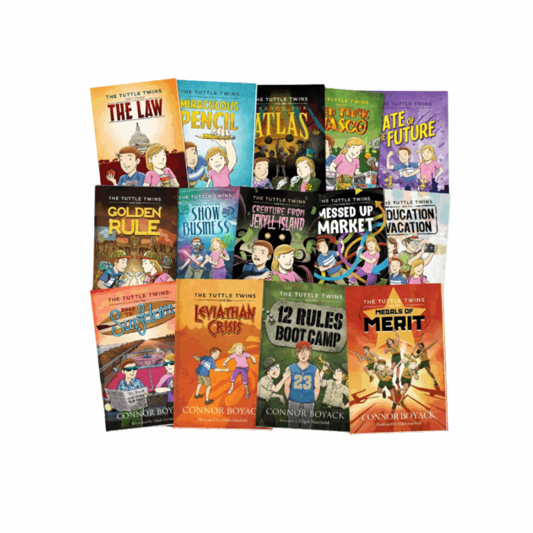 The Tuttle Twins and the Fate Of The Future by Connor Boyack Illustrated by Elijah Stanfield