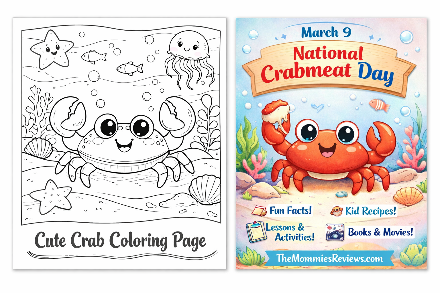 March 9 — National Crabmeat Day NationalCrabMeatDay