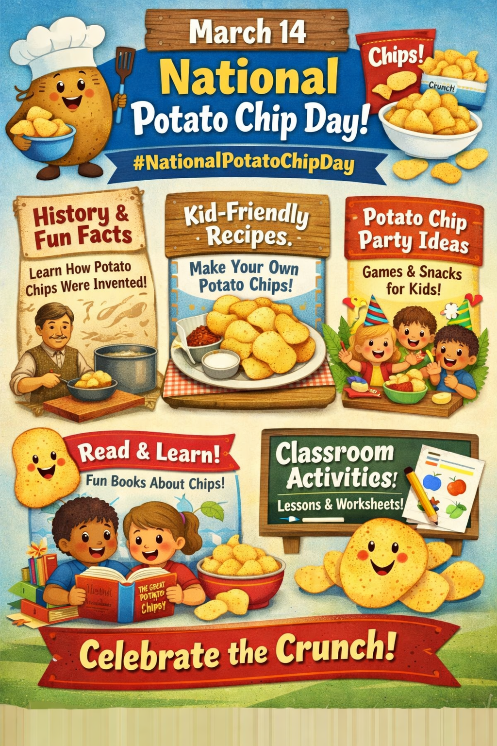 ? March 14 — National Potato Chip Day