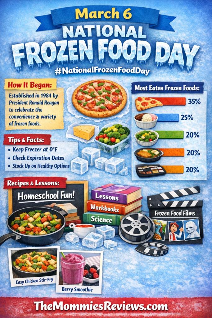 March 6 National Frozen Food Day #FrozenFoodDay
