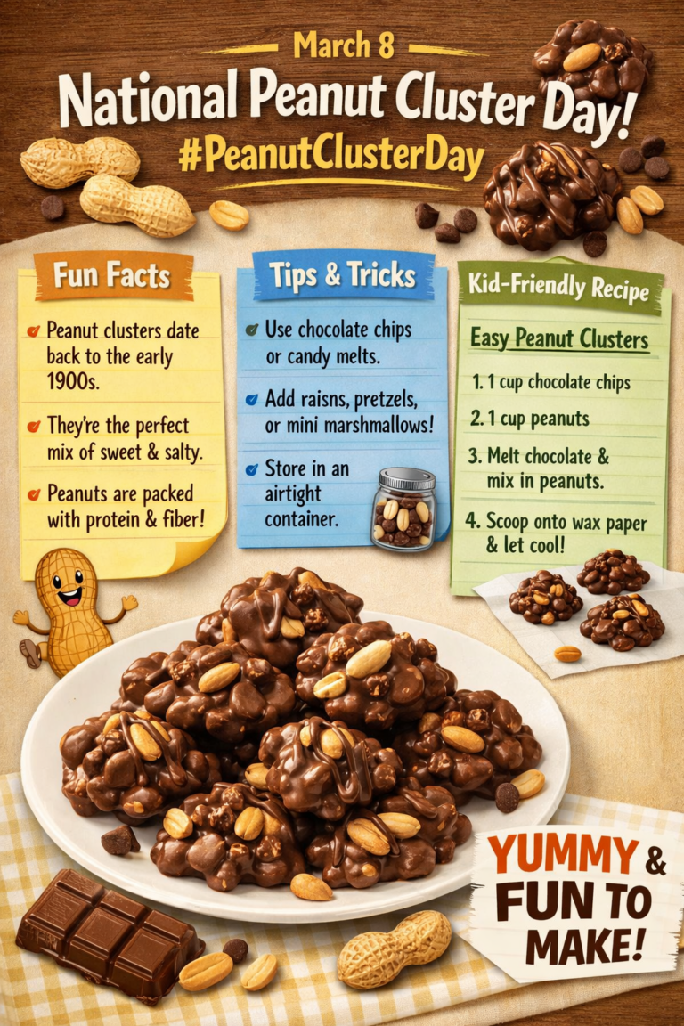March 8 National Peanut Cluster Day #PeanutClusterDay