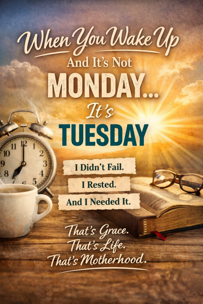 When You Wak Up and Its Not Monday It's Tuesday