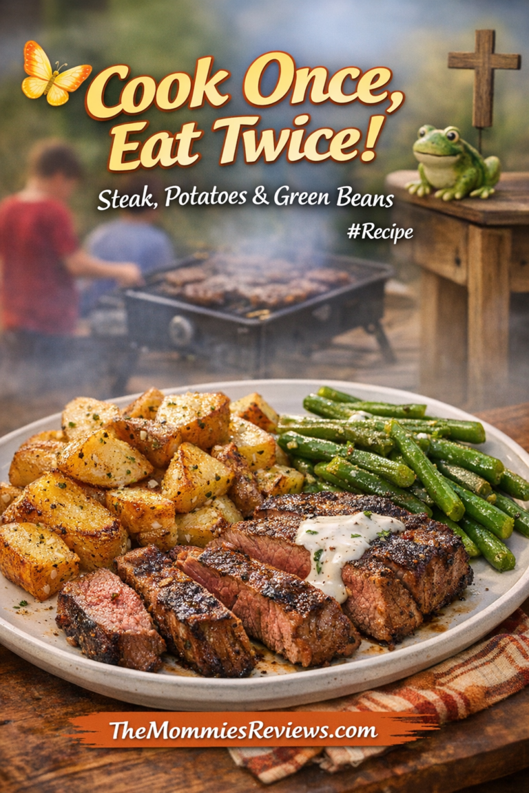 Cook Once, Eat Twice: Our Sunday Steak Dinner + Apartment‑Friendly Grill Review + $5 Monday Lunch