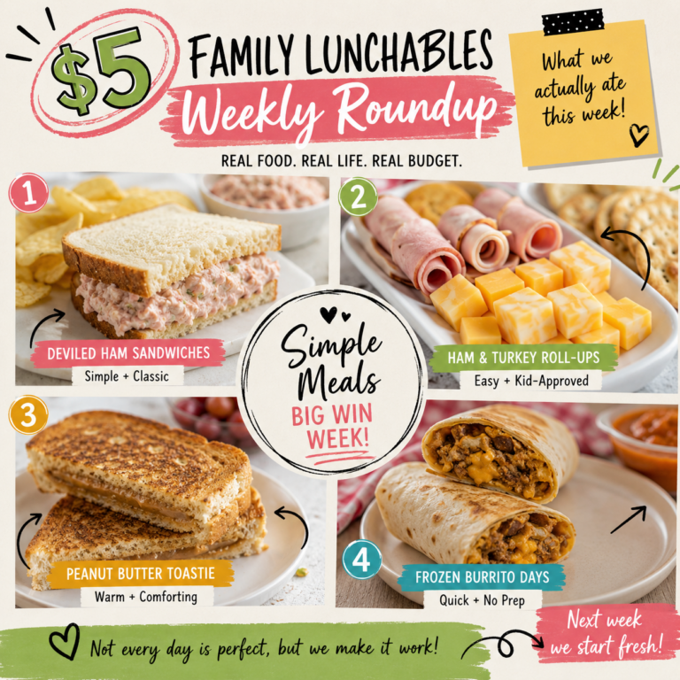 ? $5 Family Lunchables Weekly Roundup Real Food. Real Life. Real Budget