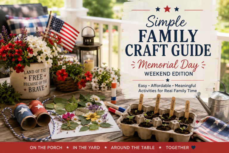 ? Simple Family Craft Guide (Memorial Day Weekend Edition)