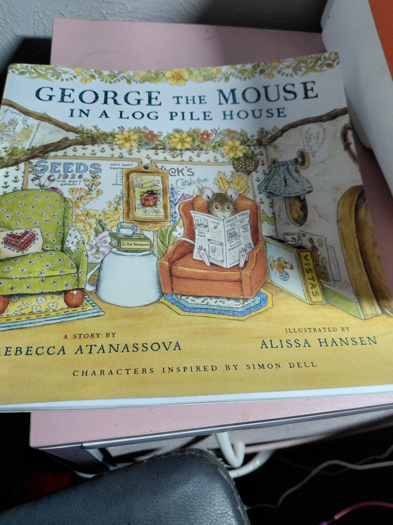 George the Mouse in a Log Pile House: A Gentle Homeschool Reflection on Curiosity, Courage, and the Meaning of Home