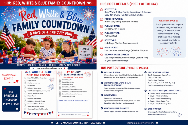 ?? Red, White & Blue Family Countdown – Day 4